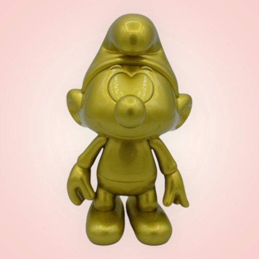 Smurf vinyl 20cm goud