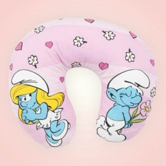 🛫 Reiskussen – De Smurfen | 30 x 35 cm | Polyester 💗