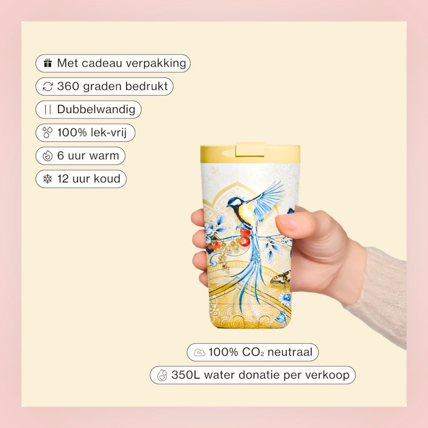 Thermosbeker Saffron gold