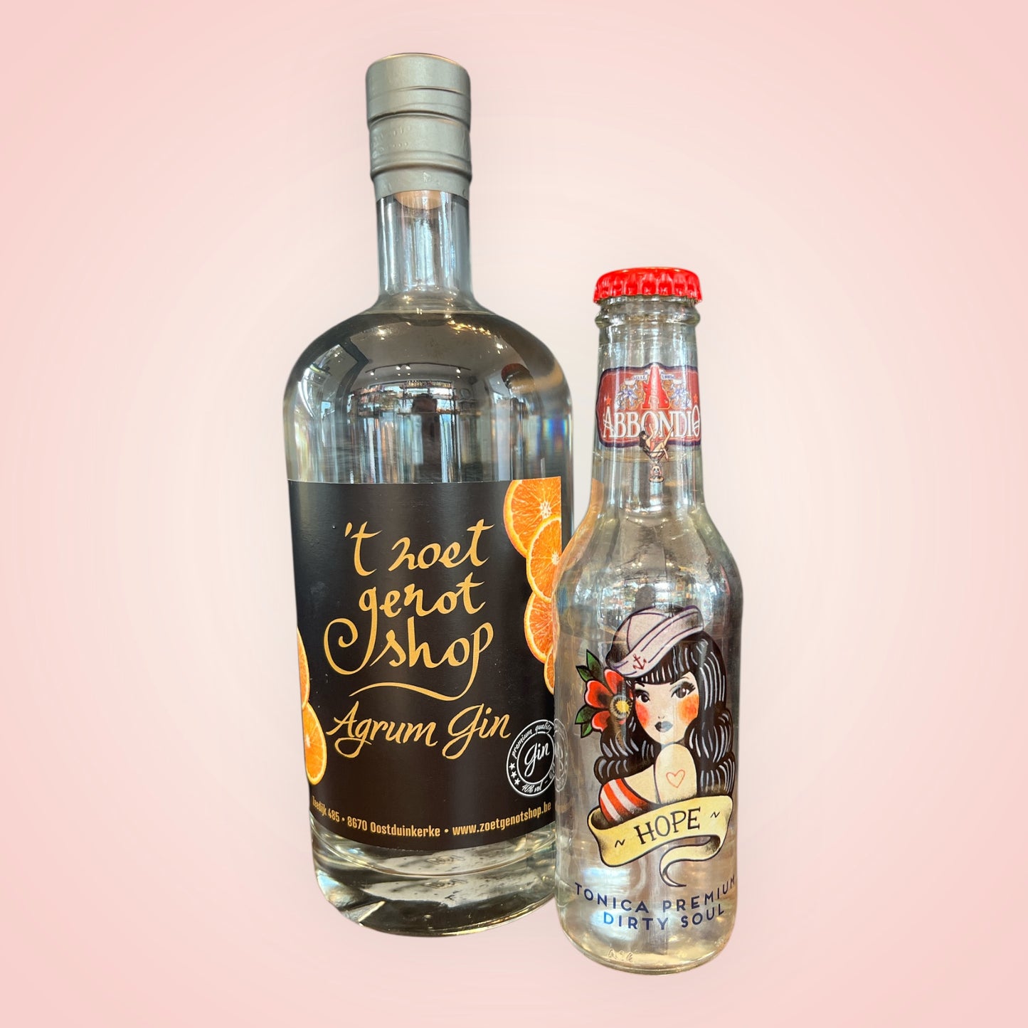 Luxe Gin Cadeaupakket – ‘t Zoet Genot Shop Gin Agrum