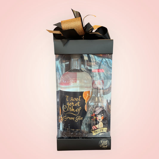 Luxe Gin Cadeaupakket – ‘t Zoet Genot Shop Gin Agrum