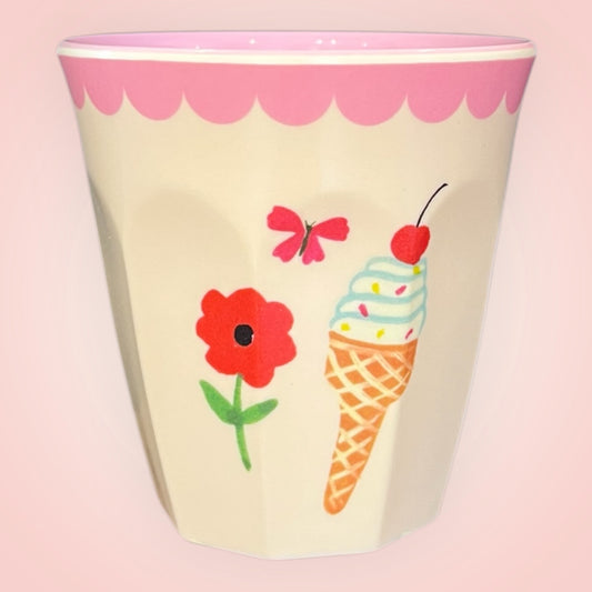 Rice drinkbeker S ijsje  7,5x7,5cm 160ml