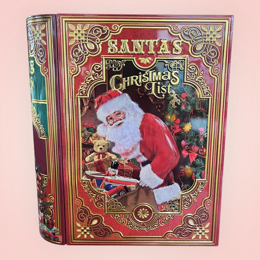 Prachtig Kerstblik “Santa’s Christmas List” met 3D-reliëf