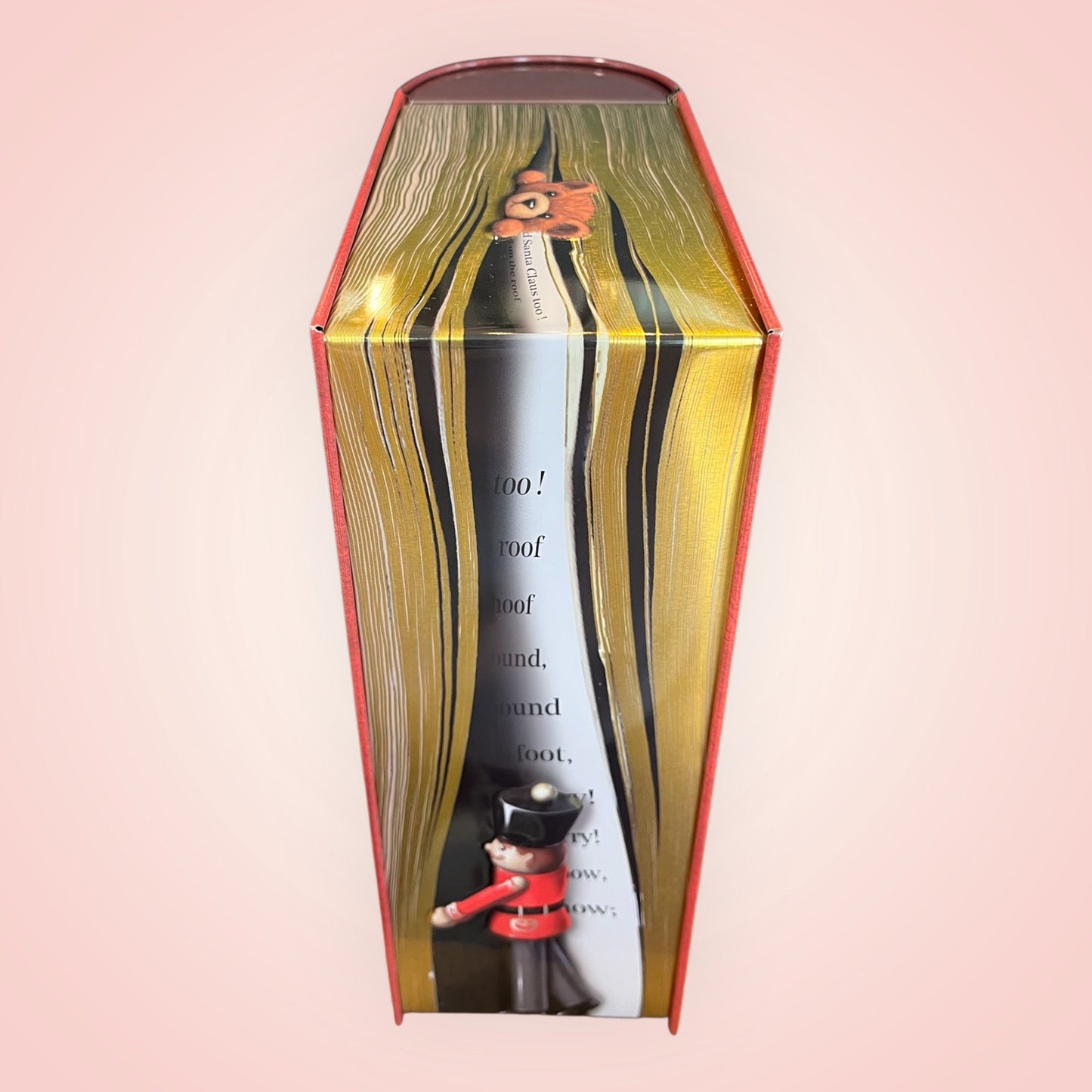 Prachtig Kerstblik “Santa’s Christmas List” met 3D-reliëf