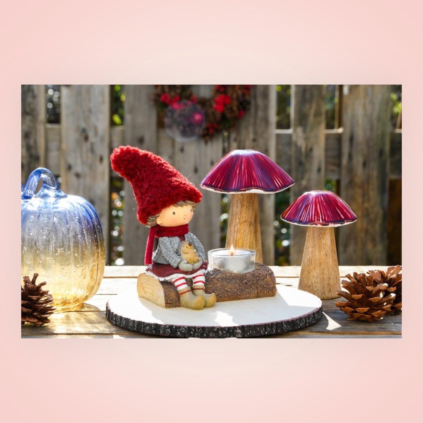 Winterkindje theelicht