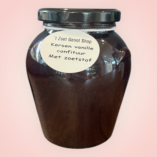 Kersen vanille confituur met zoetstof 375ml