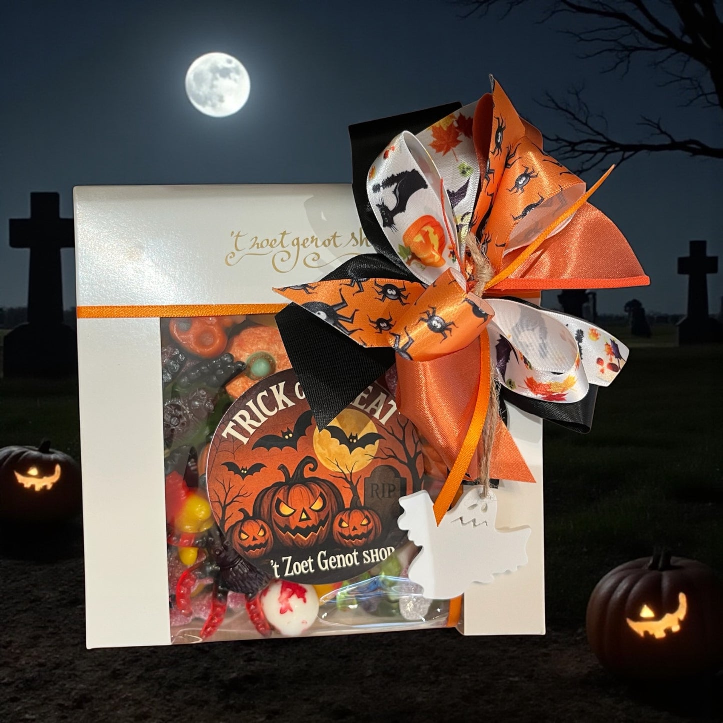🎃 Griezel Snoepbox – 1 KG vol Halloweensnoep 👻