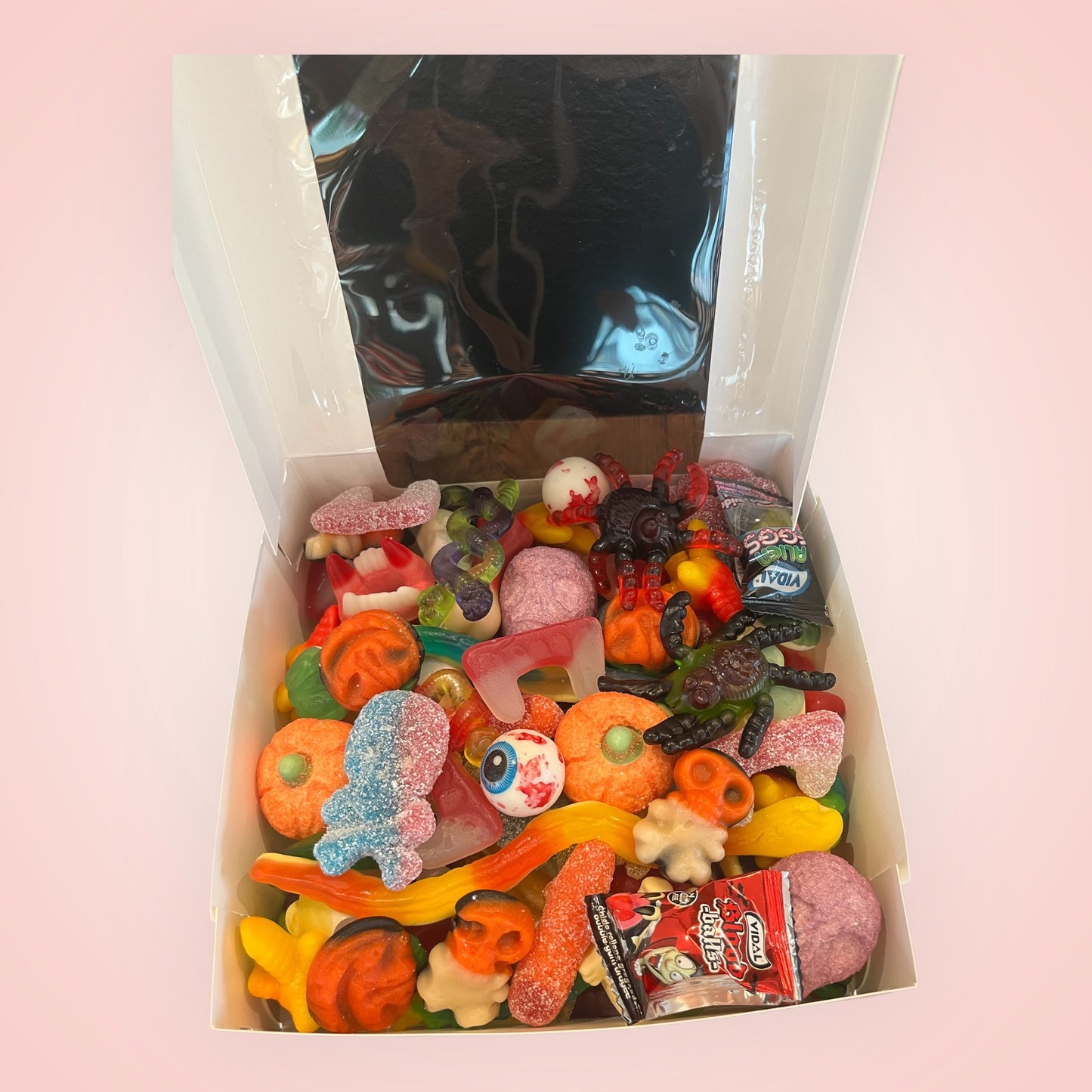 🎃 Griezel Snoepbox – 1 KG vol Halloweensnoep 👻