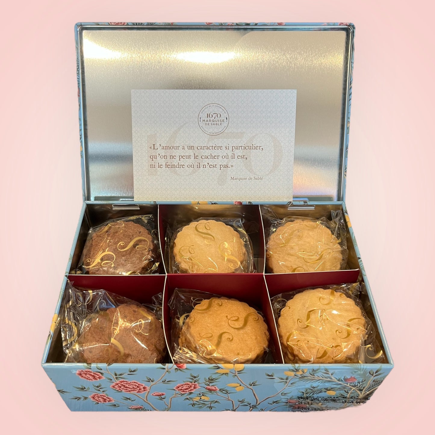 Blik Marquise de Sablé 1670 – Petits Sablés