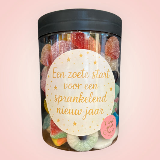 Snoeppot Kerst/ eindejaar Medium