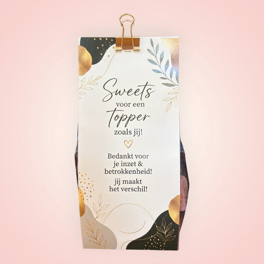 Sweets voor een Topper