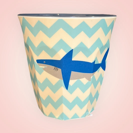 Rice drinkbeker M haai 9x9cm 300ml