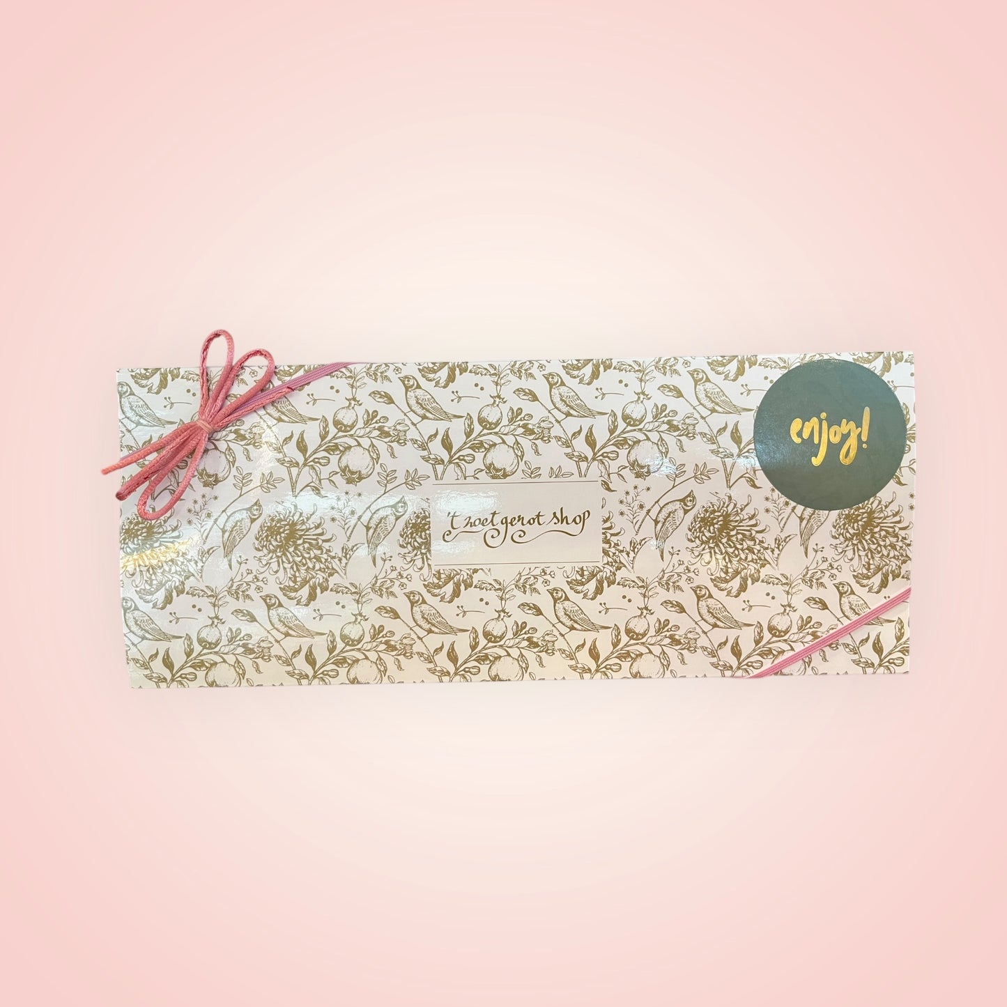 Artisanale pralines in enkel of dubbele schuifdoos