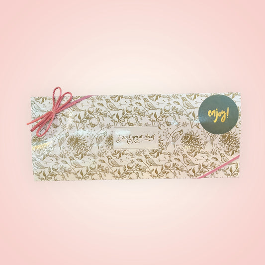 Artisanale pralines in enkel of dubbele schuifdoos