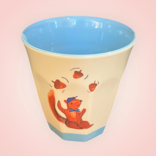 Rice drinkbeker S eekhoorn nootjes 7,5x7,5cm 160ml