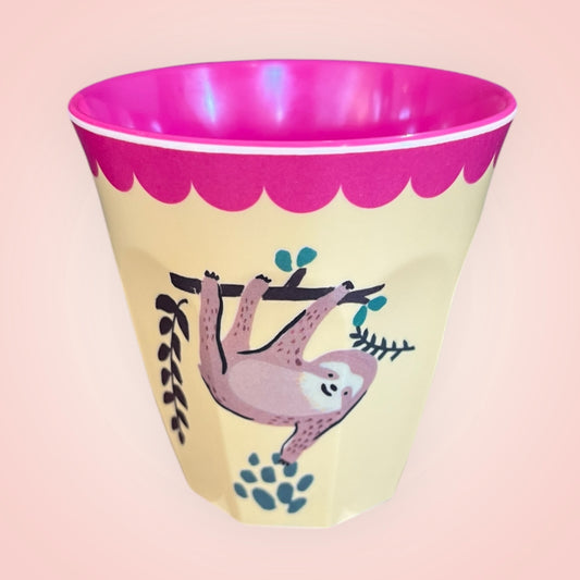 Rice drinkbeker M luiaard 9x9cm 300ml