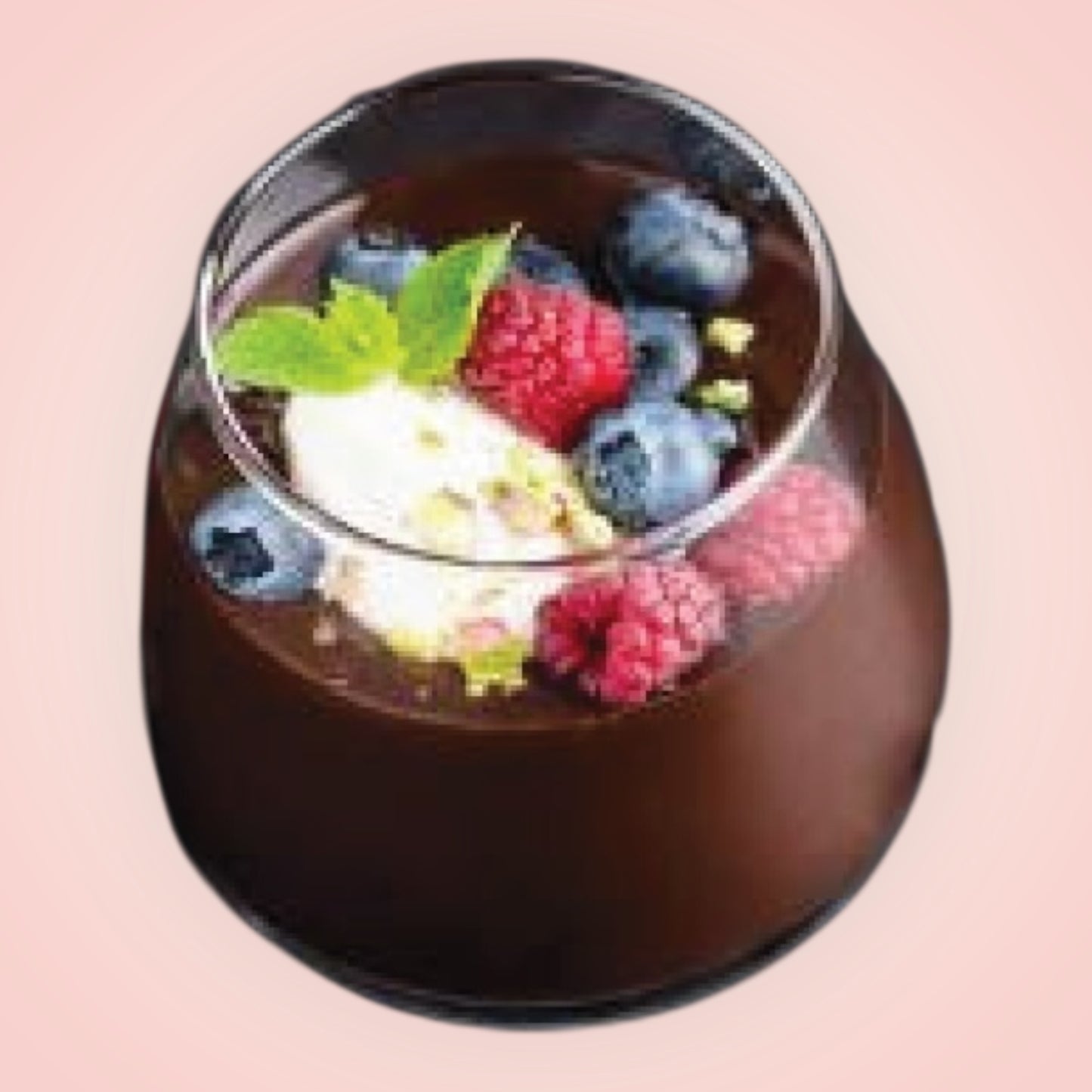 Huisgemaakte chocomousse